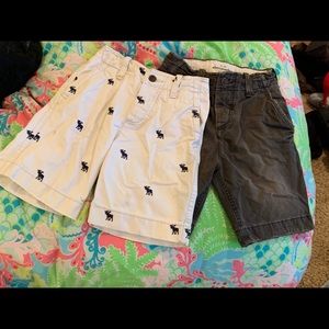Lot of two Abercrombie kids shorts